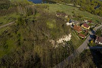 Zamek w Solcu nad Wisłą - Zdjęcie lotnicze, fot. ZeroJeden, IV 2021