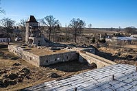 Zamek w Starej Kamienicy - Zdjęcie lotnicze, fot. ZeroJeden, III 2022