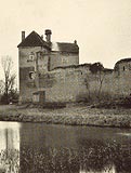 Zamek w Starej Kiszewie - Zamek w Starej Kiszewie na zdjciu z lat 1900-10