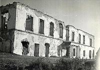 Stopnica - Ruiny zamku w Stopnicy, 1949