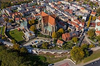 Zamek w Strzegomiu - Zdjęcie lotnicze, fot. ZeroJeden, X 2019