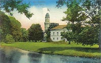 Zamek w Strzelcach Opolskich - Zamek w Strzelcach Opolskich na zdjęciu z lat 1900-10
