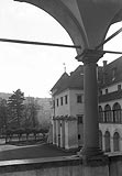 Dwr w Suchej Beskidzkiej - Zamek w Suchej na fotografii z 1928 roku