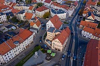 Zamek w Świebodzicach - Zdjęcie lotnicze, fot. ZeroJeden, X 2019