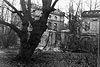 Zamek w Świerklańcu - Ruiny zamku w Świerklańcu przed ostateczną rozbiórką na zdjęciu z 1963 roku
