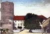 Zamek w Swobnicy - Zamek w Swobnicy na widokówce z początków XX wieku