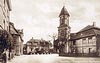 Zamek w Szprotawie - Zamek w Szprotawie na widokówce z 1910 roku