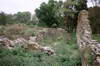 Zamek w Szubinie - Widok z południowo-zachodniego narożnika ruin, fot. ZeroJeden, X 2002