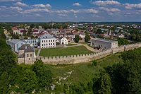 Zamek w Szydłowie - zdjęcie lotnicze, fot. ZeroJeden, VII 2020