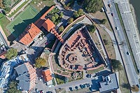 Zamek w Toruniu - Zdjęcie lotnicze, fot. ZeroJeden, X 2018