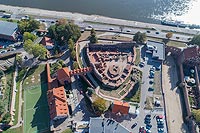 Zamek w Toruniu - Zdjęcie lotnicze, fot. ZeroJeden, X 2018
