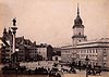 Warszawa - Królewski - Zamek na zdjęciu z 1890 roku