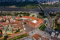 Zamek Królewski w Warszawie - Zdjęcie lotnicze, fot. ZeroJeden, VII 2019