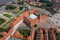 Warszawa - Królewski - Zdjęcie lotnicze, fot. ZeroJeden, VII 2019