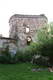 Zamek w Węgierce - Widok od strony dziedzińca na basztę w północno-zachodnim narozniku, fot. ZeroJeden, VIII 2001