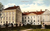 Wieleń Północny - Zamek w Wieleniu Północnym na zdjęciu z lat 1912-17