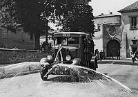 Wieliczka - Zamek żupny w Wieliczce na zdjęciu z 1937 roku