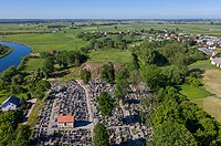 Zamek w Wiźnie - Zdjęcie z lotu ptaka, fot. ZeroJeden, VI 2019