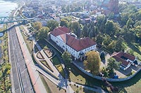 Zamek we Włocławku - Zdjęcie lotnicze, fot. ZeroJeden, X 2018