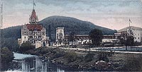 Wojanów - Zamek Bobrów w Wojanowie na zdjęciu z 1905 roku