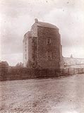 Wieża w Wojciechowie - Wieża w Wojciechowie na zdjęciu z lat 1900-10